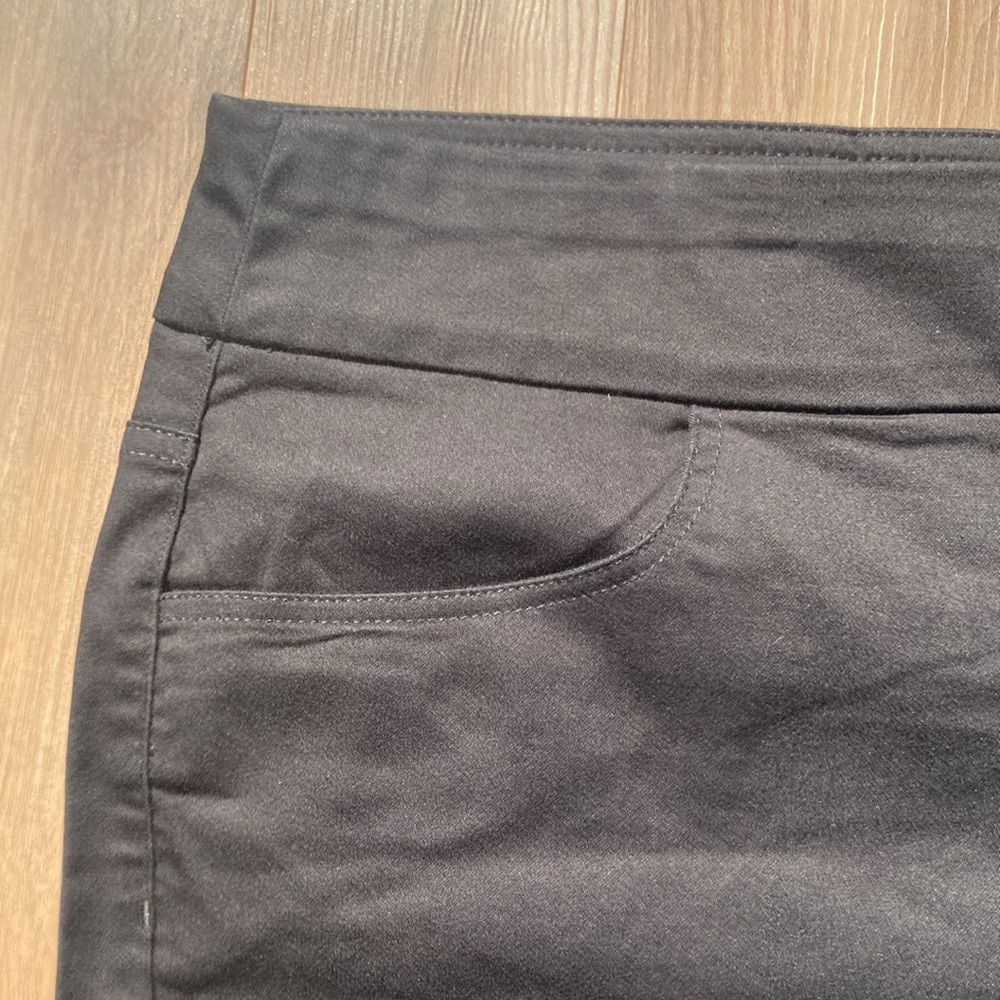 Napa Valley short black comfort waistband hidden elastic pull on 20W - Picture 6 of 16
